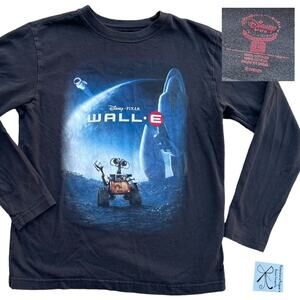 Disney Store Exclusive Disney Pixar Wall-E Eve Movie Poster Shirt Kids Sz L
